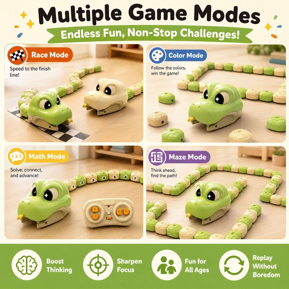 Remote Controlled Greedy Snake - Kids Home Education ulasan dan harga