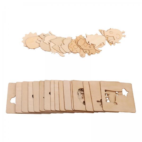Kids Drawing Stencils Wooden R - Kids Education Template ulasan dan harga