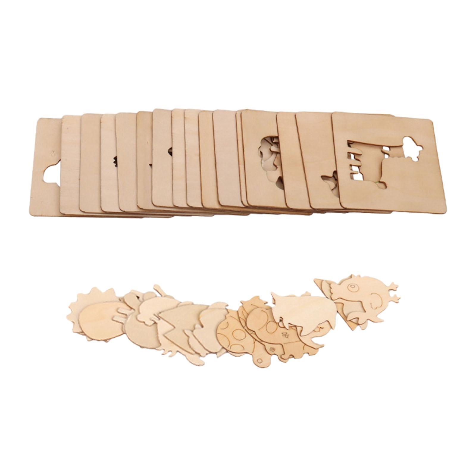 Kids Drawing Stencils Wooden R - Kids Education Template ulasan dan harga