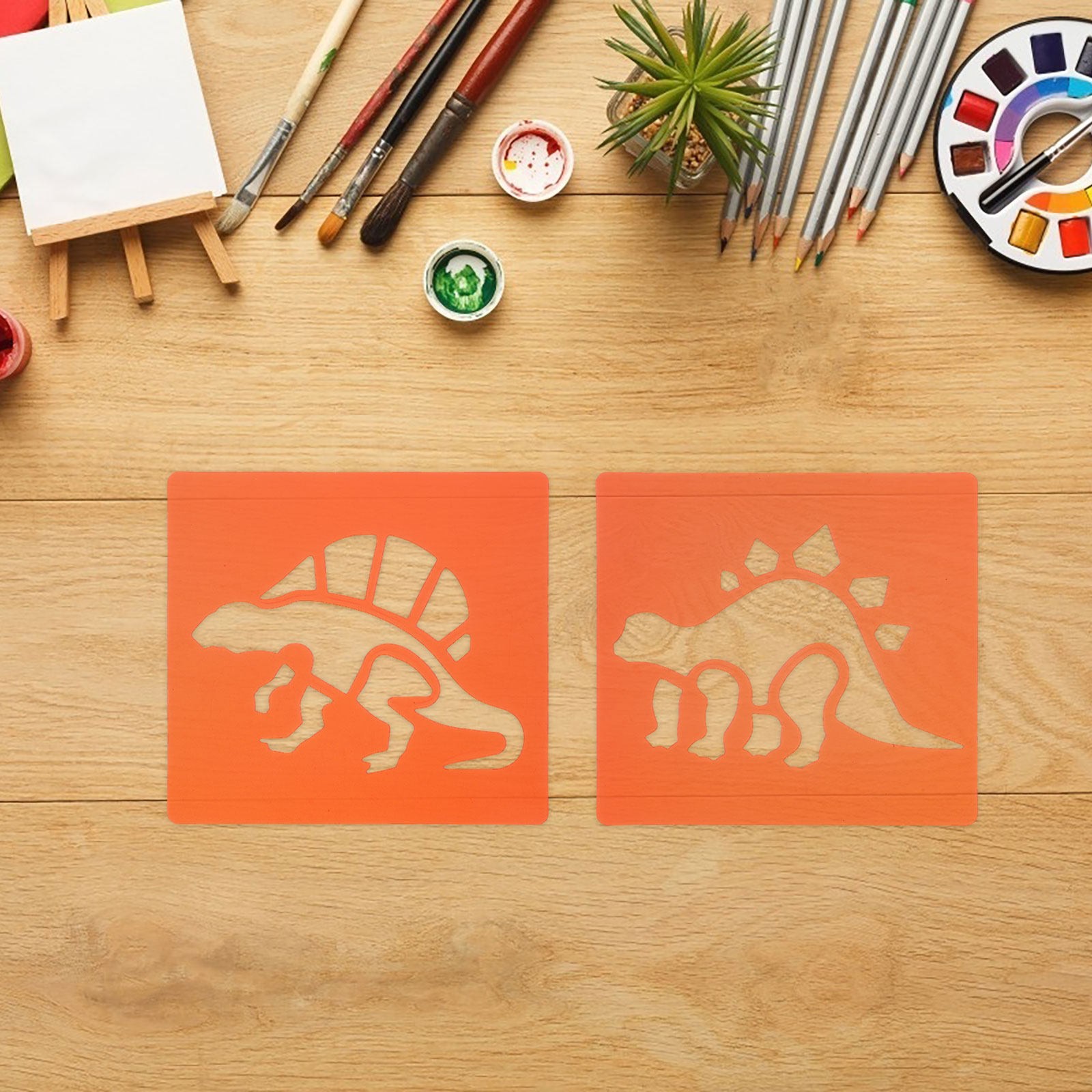 12Pcs Plastic Drawing Stencils - Kids Education Template ulasan dan harga