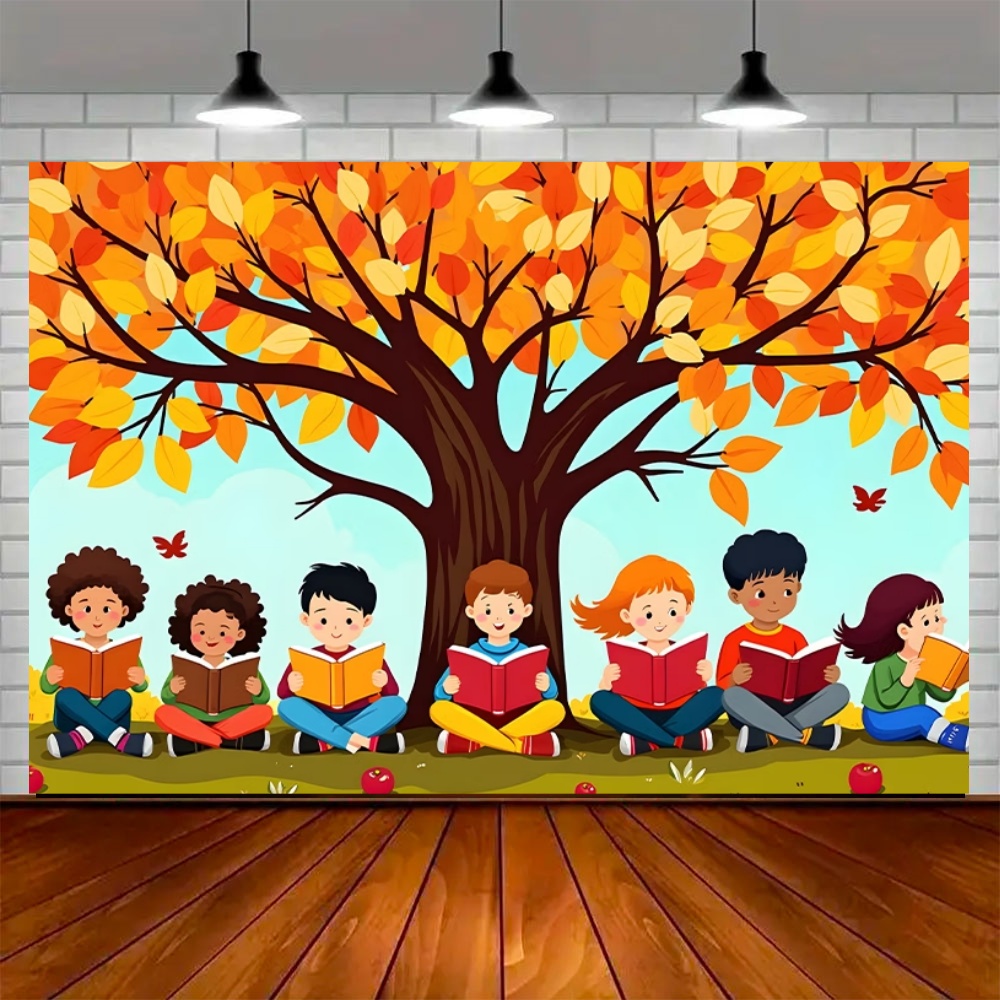 World Autumn Reading Day Party - Kids Education Banner ulasan dan harga